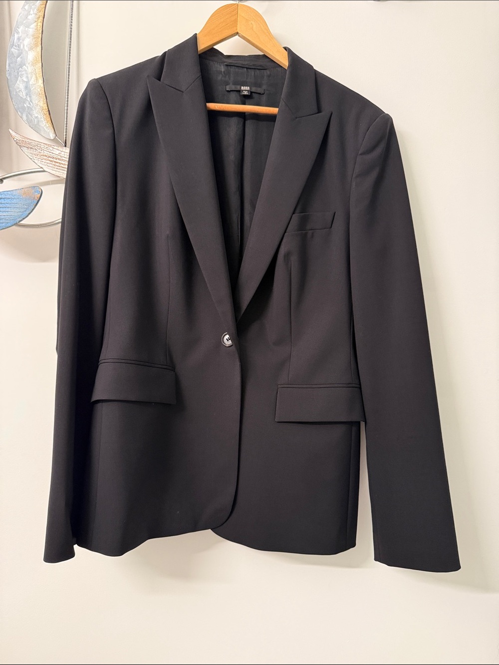 Hugo Boss Black Single-Button Tailored Blazer